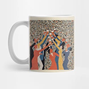 party Cubism painting Mug